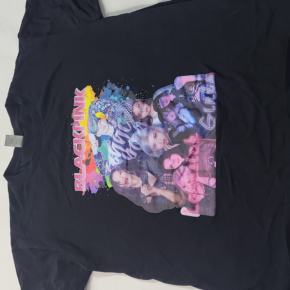 BLACKPINK Graphic Band Tee Shirt Large